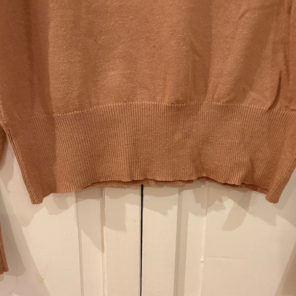 Women's Tan Sweater - Picture 5 of 10